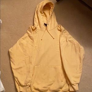 Yellow hoodie